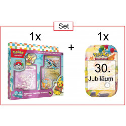 [German edition] Set: Weltmeisterschaftsdeck Pult Bomb + Mini Tin - Pokémon Cards