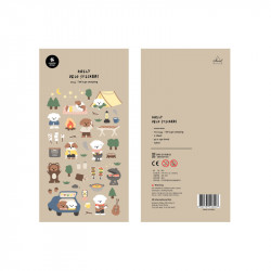 Allons faire du camping - Daily Deco Stickers autocollants