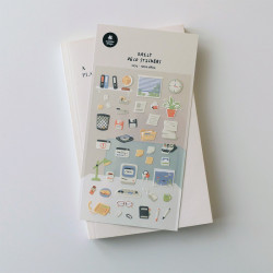 Bureau rétro - Daily Deco Stickers autocollants