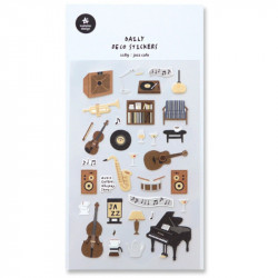 Café-jazz - Daily Deco Stickers autocollants