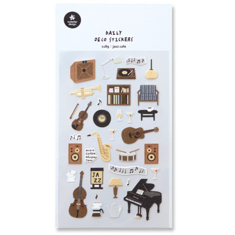 jazz café - Daily Deco Stickers
