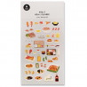 Kulinarische Reise Nr. 6 - Daily Deco Stickers Aufkleber