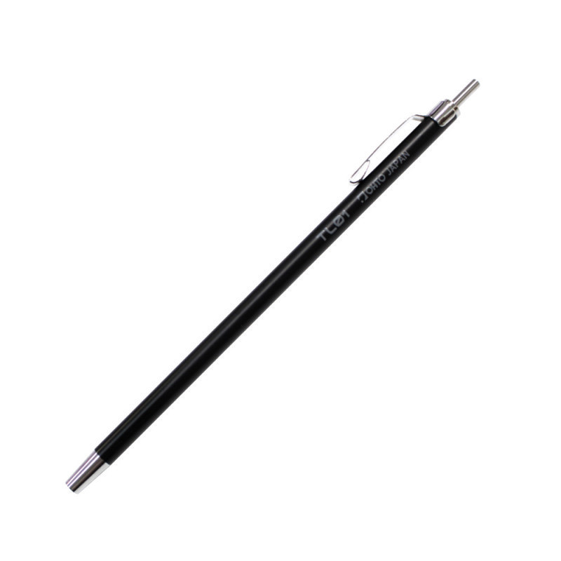 schwarz TL01 super kompakter Druckkugelschreiber 0,5 mm von Ohto (nachfüllbar)