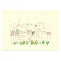 Illustrated A5 Travel Journal "Paris (City)"