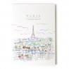Illustrated A5 Travel Journal "Paris (City)"
