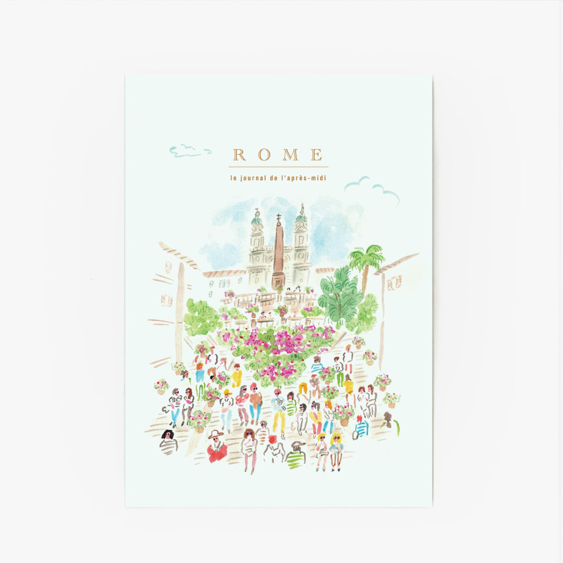 Journal de voyage illustré A5 « Rome (Place d'Espagne) »