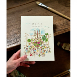 Journal de voyage illustré A5 « Rome (Place d'Espagne) »