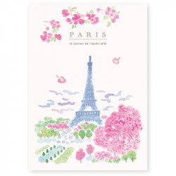 Illustrated A5 Travel Journal "Paris (Blossom)"