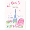 Illustrated A5 Travel Journal "Paris (Blossom)"