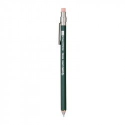green WN02 super small wooden mechanical pencil 0.5 mm by Ohto (refillable)