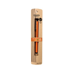 orange WN04 Druckkugelschreiber aus Holz von Ohto (nachfüllbar)