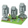 Statue moai dell'isola di pasqua NBH-009 NANOBLOCK | Sights to See