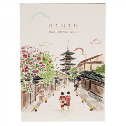 Illustriertes A5 Reisetagebuch „Kyoto: Hokanji-Tempel“