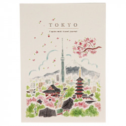 Illustriertes A5 Reisetagebuch „Tokyo SkyTree“