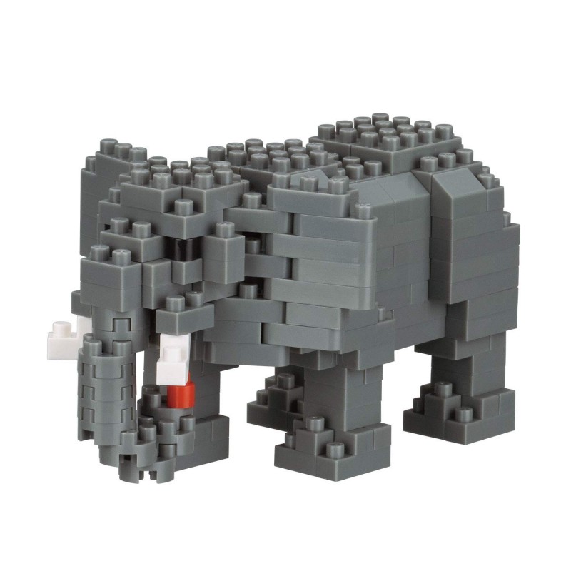 Élephant d'Afrique (nouvelle ver.) NBC-295 NANOBLOCK mini bloques de construction japonaise