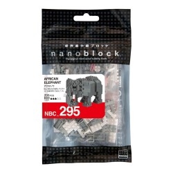 Élephant d'Afrique (nouvelle ver.) NBC-295 NANOBLOCK mini bloques de construction japonaise