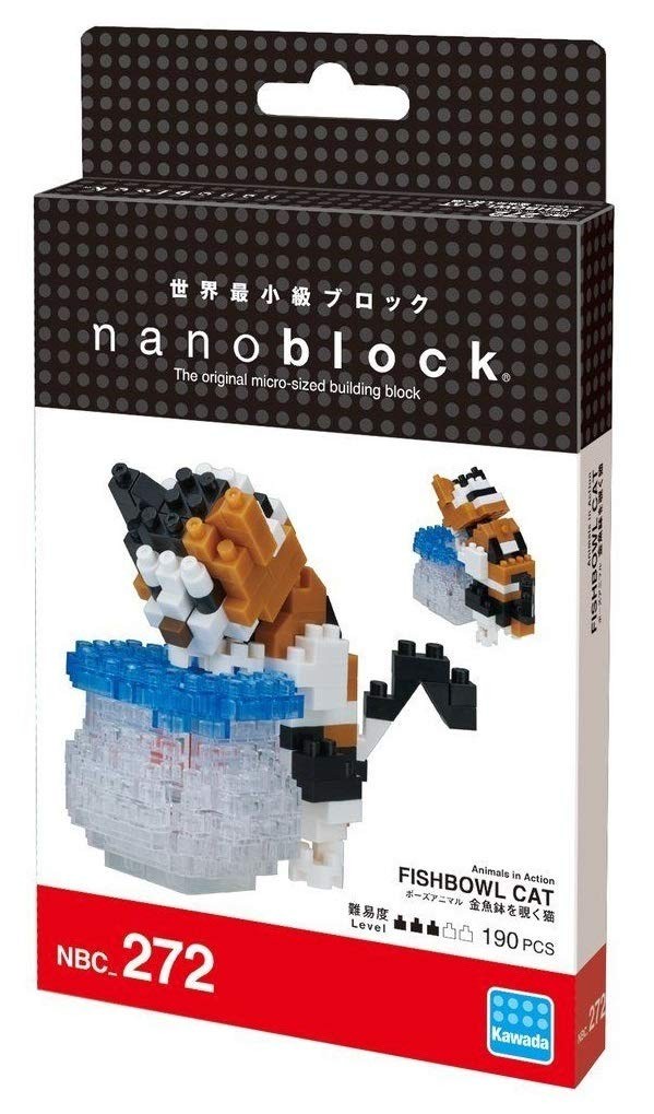 nanoblock® - Poisson Rouge Japon Blanc et Noir