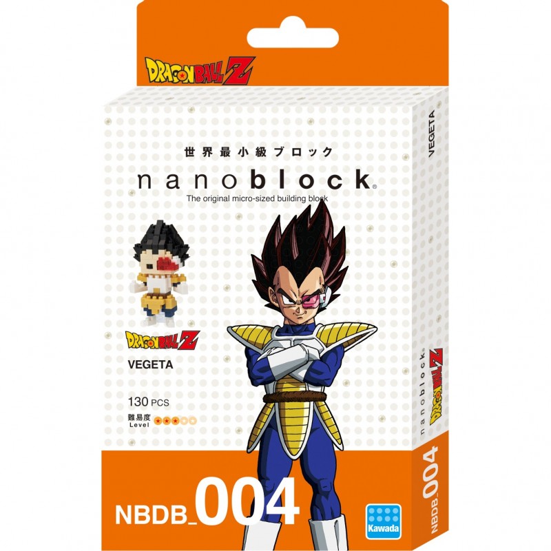 NANOBLOCK DRAGONBALL Z VEGETA Nano Block Micro-Sized Building Blocks NBDB-004 