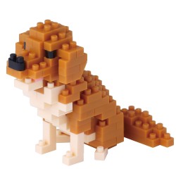 Goldener Retriever NBC-168 NANOBLOCK | Miniature series