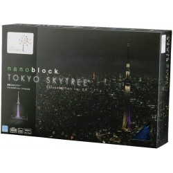 Tokyo Skytree ver. 2 NB-013 NANOBLOCK mini bloques de construction japonaise | Deluxe