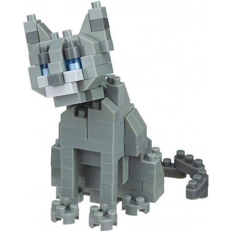 Russian Blue (cat) NBC-266 NANOBLOCK | Miniature series