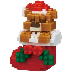 Ours en peluche au bas de Noël NBC-235 NANOBLOCK |...