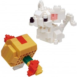 Mouse and Lucky Mallet NBC-301 NANOBLOCK the Japanese mini...