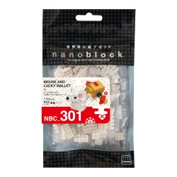Mouse and Lucky Mallet NBC-301 NANOBLOCK the Japanese mini construction block | Miniature series
