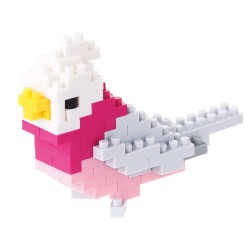 Cacatoès Galah NBC-140 NANOBLOCK | Miniature series