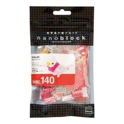 Cacatoès Galah NBC-140 NANOBLOCK | Miniature series