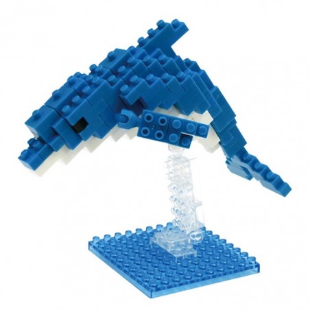 Bottlenose Dolphin (new version) NBC-117 NANOBLOCK | Miniature series