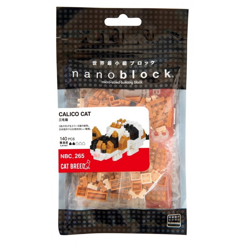 NanoBlock Calicó Gato-Colección Mini NBC-265 