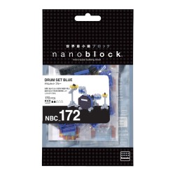 Drum Set Blue NBC-172 NANOBLOCK the Japanese mini construction block | Miniature series