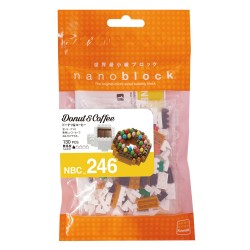 Donut und Kaffee NBC-246 NANOBLOCK | Miniature series