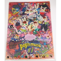 Pop N Music Folder Clear File With Konami Pop Ncafe Pop Nmusic Mini Japan Shop Eu