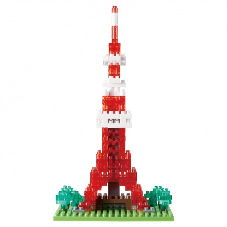 Tokyo Tower NBH-001R (transparent) NANOBLOCK der japanische mini Baustein | Sights to See series