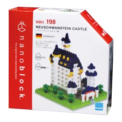 Château de Neuschwanstein NBH-198 NANOBLOCK, mini bloques de construction japonaise | Sights to See series