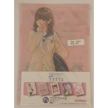 LovePlus folder clear file (set of 5)