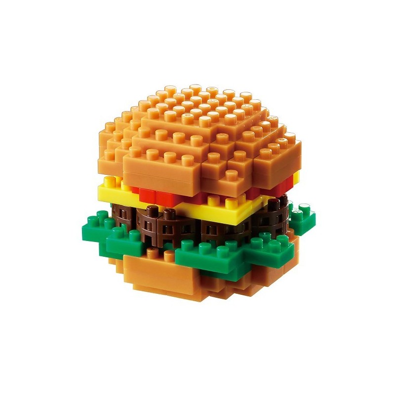 japan building toy block NEW NBC/_217 Worldwide Kawada nanoblock Mini Hamburger