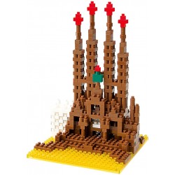 Sagrada Familia NBH-005 NANOBLOCK, mini bloques de...