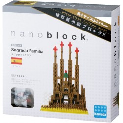 Sagrada Familia NBH-005 NANOBLOCK, mini bloques de construction japonaise | Sights to See series