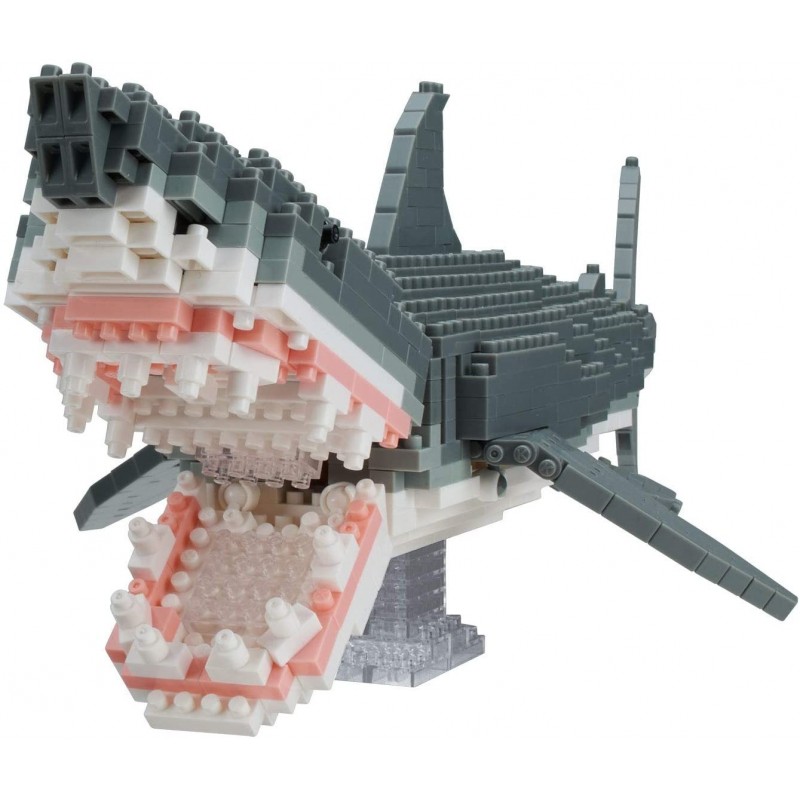 Grand requin blanc (Deluxe) NBM-027 NANOBLOCK | Middle Series