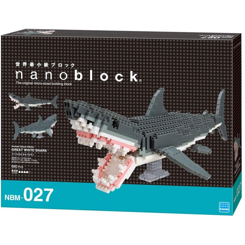 Great White Shark Deluxe Edition Nanoblock 