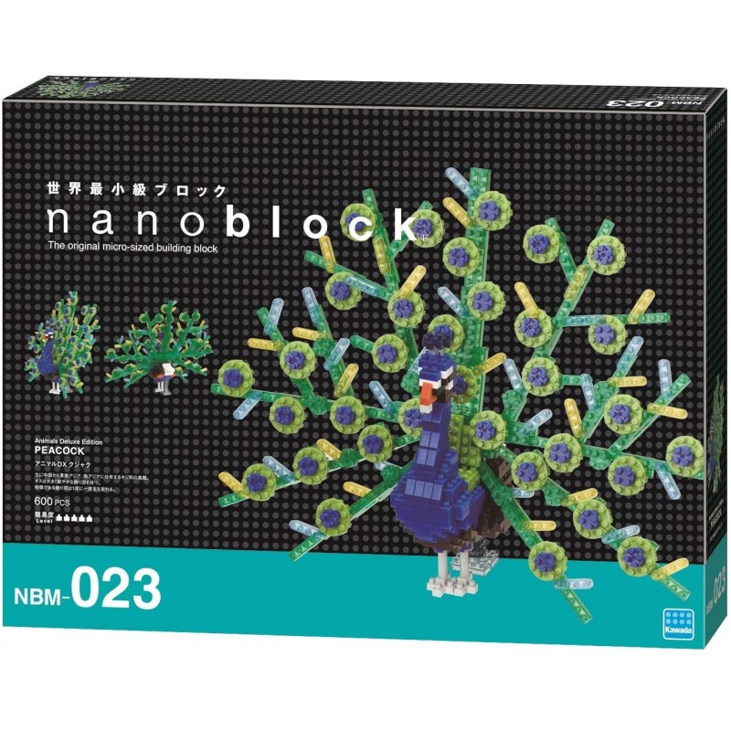 NEW NANOBLOCK Peacock Nano Block Micro-Sized Building Blocks NBC-142 