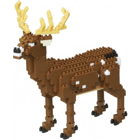 Cerf (Deluxe) NBM-024 NANOBLOCK, mini bloques de construction japonaise