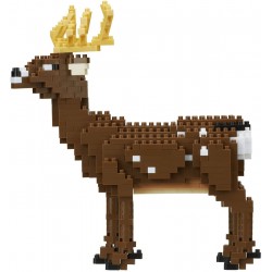 Cerf (Deluxe) NBM-024 NANOBLOCK, mini bloques de construction japonaise