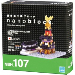 Japanese Festival Car (Edo Type) NBH-107 NANOBLOCK | Sights to See series