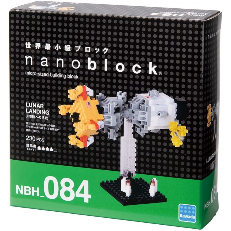 Atterrissage sur la Lune NBH-084 NANOBLOCK mini bloques de construction japonaise | Sights to See series