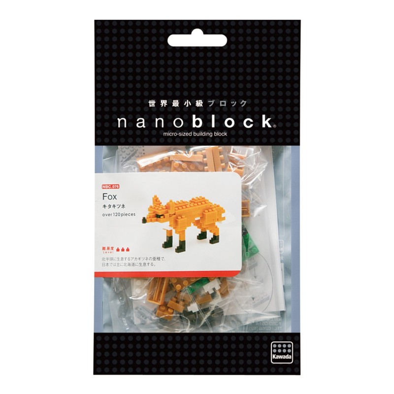 Fox NBC-076 NANOBLOCK the Japanese mini construction block | Miniature ...