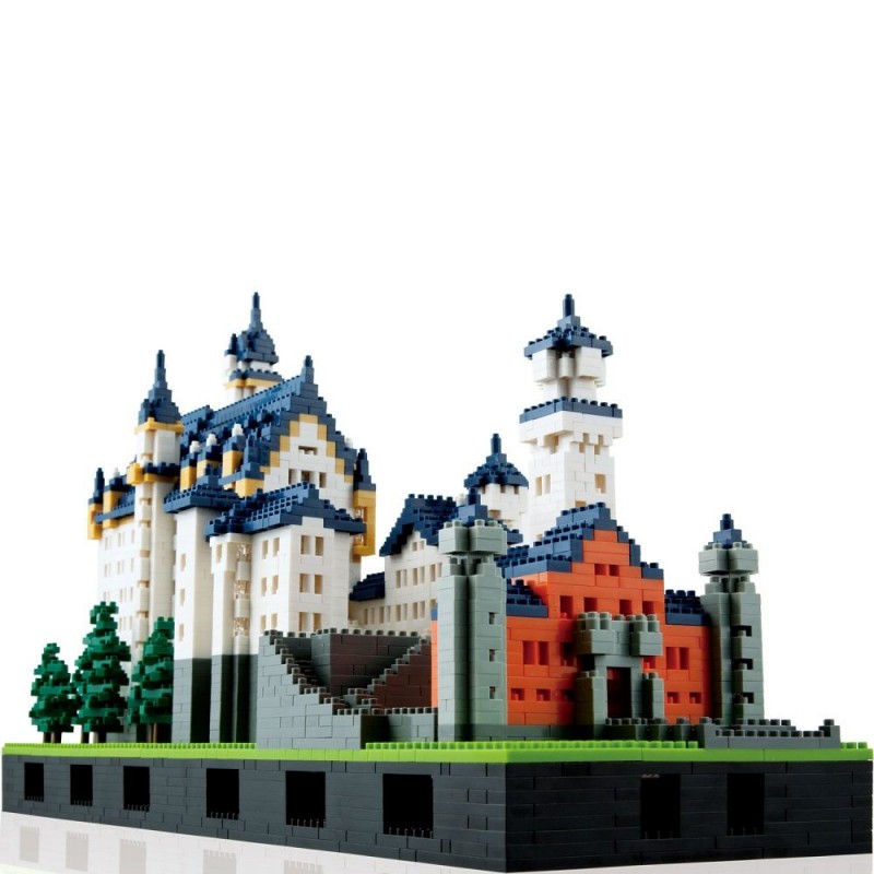 Neuschwanstein Castle Deluxe Edition Set by Kawada NAN-NB009 Nanoblock